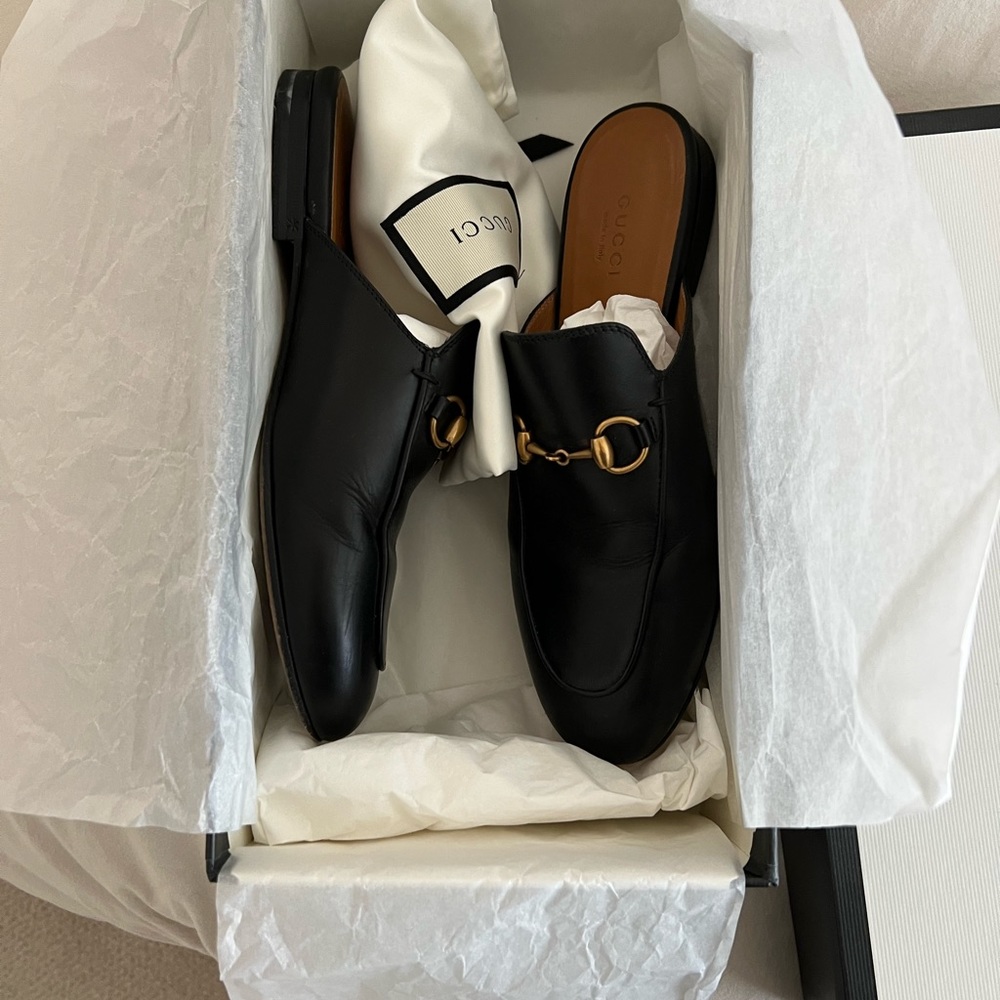 Gucci Princeton leather slipper loafer